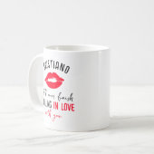 Kiss Valentijn is verliefd op haar dag Koffiemok (Voorkant links)