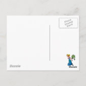 Kiss voor een prinses ontraden briefkaart (Achterkant)