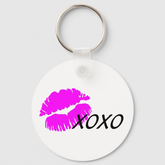 Kiss XOXO Sleutelhanger (Voorkant)