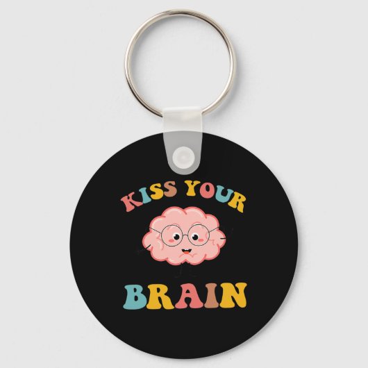 Kiss Your Brain Sped Teacher Appreciation Ck To Sc Sleutelhanger (Voorkant)