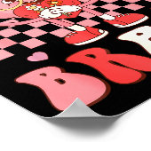 Kiss Your Brain Valentines Test Day Teacher Squad  Poster (Hoek)