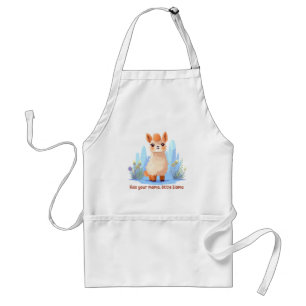 Kiss your mama, little Llama Standaard Schort