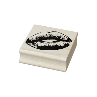Kissable Lips Lipstick Rubberstempel
