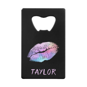 Kissable Lips Neon Glow Creditkaart Flessenopener
