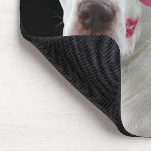 Kissable Pitbull Mousepad Muismat (Hoek)