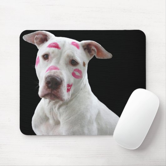 Kissable Pitbull Mousepad Muismat (Met muis)
