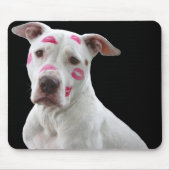Kissable Pitbull Mousepad Muismat (Voorkant)