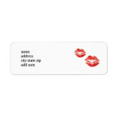 KISSABLE RETOURADRES LABEL (Voorkant)