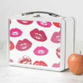 Kissbare lips (zogende lips, rode en roze lipstick (In situ)