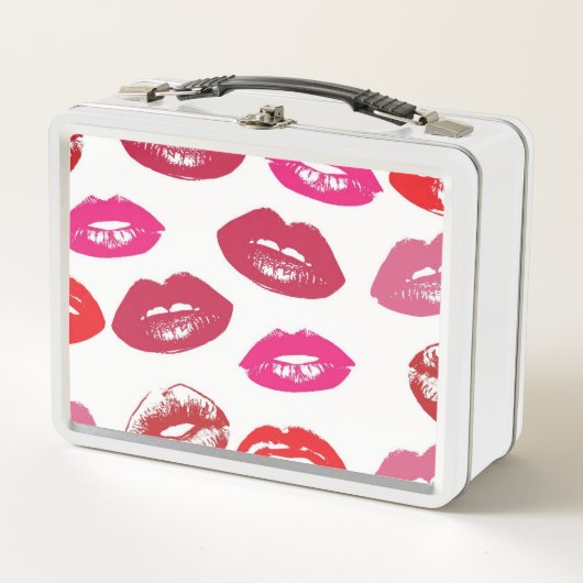 Kissbare lips (zogende lips, rode en roze lipstick (Voorkant)