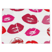 Kissbare lips (zogende lips, rode en roze lipstick groot cadeauzakje (Achterkant)