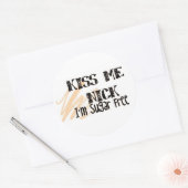 kissemstickers ronde sticker (Envelop)