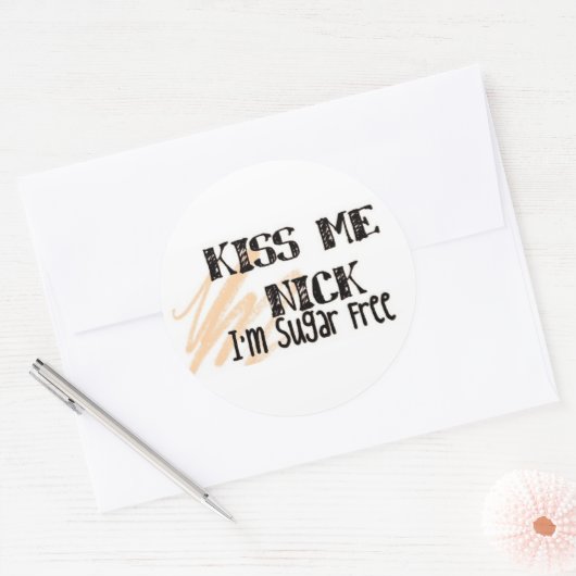 kissemstickers ronde sticker (Envelop)