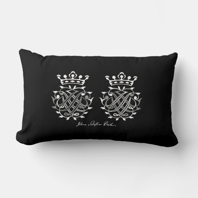 Kissen mit Johann Sebastian Bach Siegel Kussen (Voorkant)