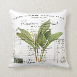 Kissen. Vintage, Retro Design Maiglöckchen Kussen