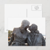 Kissend beeld briefkaart (Voorkant / Achterkant)