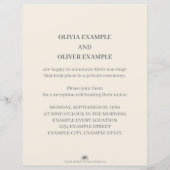 Kissend bruiloft in monochroom (Achterkant)