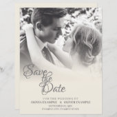 Kissend bruiloft in monochroom (Voorkant / Achterkant)