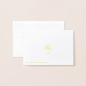 Kissend bruiloft in monochroom folie kaarten (Met envelop)