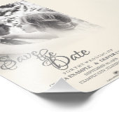 Kissend bruiloft in monochroom foto afdruk (Hoek)