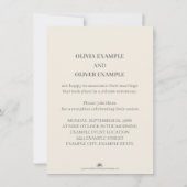 Kissend bruiloft in monochroom save the date (Achterkant)