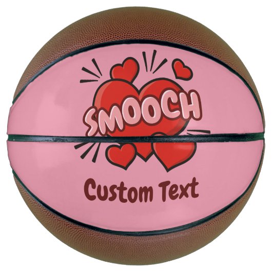 Kissend Comic Sound Effect Basketbal (Voorkant)