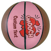 Kissend Comic Sound Effect Basketbal (Verticaal)