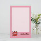 Kissend Comic Sound Effect Briefpapier (Staand voorkant)