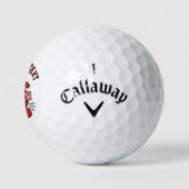 Kissend Comic Sound Effect Golfballen (Logo)