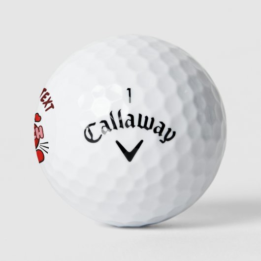 Kissend Comic Sound Effect Golfballen (Logo)