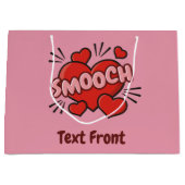 Kissend Comic Sound Effect Groot Cadeauzakje (Voorkant)