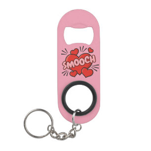 Kissend Comic Sound Effect Mini Flessenopener