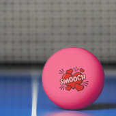 Kissend Comic Sound Effect Pingpongbal (Net)