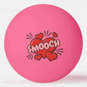 Kissend Comic Sound Effect Pingpongbal