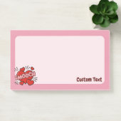 Kissend Comic Sound Effect Post-it® Notes (Kantoor)