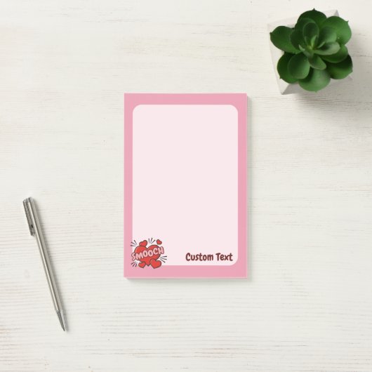 Kissend Comic Sound Effect Post-it® Notes (Kantoor)