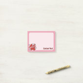 Kissend Comic Sound Effect Post-it® Notes (Op bureau)