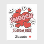 Kissend Comic Sound Effect Sticker (Vel)