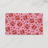 Kissend Comic Sound Effect Visitekaartje (Achterkant)