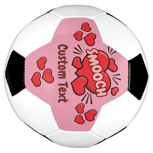 Kissend Comic Sound Effect Voetbal (Gedraaid)