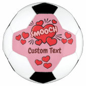 Kissend Comic Sound Effect Voetbal (Voorkant)