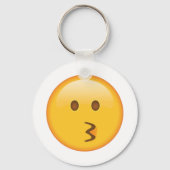 Kissend Face - Emoji Sleutelhanger (Voorkant)