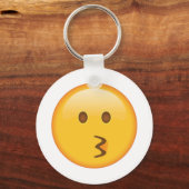 Kissend Face - Emoji Sleutelhanger (Voorkant)