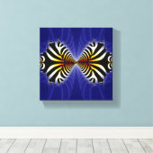 Kissend Fish Design op Canvas Afdruk (Insitu (Houten vloer))