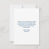 Kissende Beren Cute en Kawaii Dank u Bedankkaart (Achterkant)