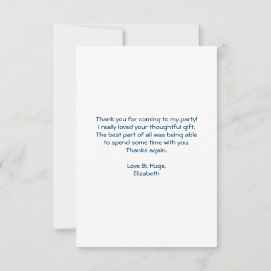 Kissende Beren Cute en Kawaii Dank u Bedankkaart (Achterkant)