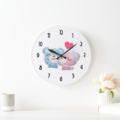 Kissende Beren Cute en Kawaii Grote Klok (Huis)