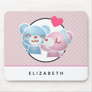 Kissende Beren Cute en Kawaii Muismat