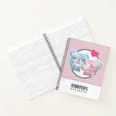 Kissende Beren Cute en Kawaii Notitieboek (Binnen)