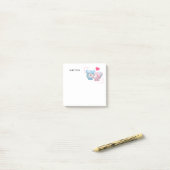 Kissende Beren Cute en Kawaii Post-it® Notes (Op bureau)